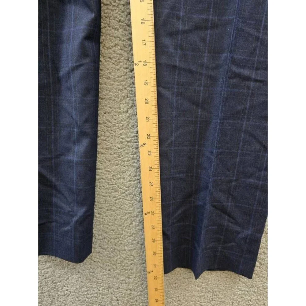 Michael Kors Wool Blend Fall Stretch Suit Separate Pants Men's 42x32 Midnight